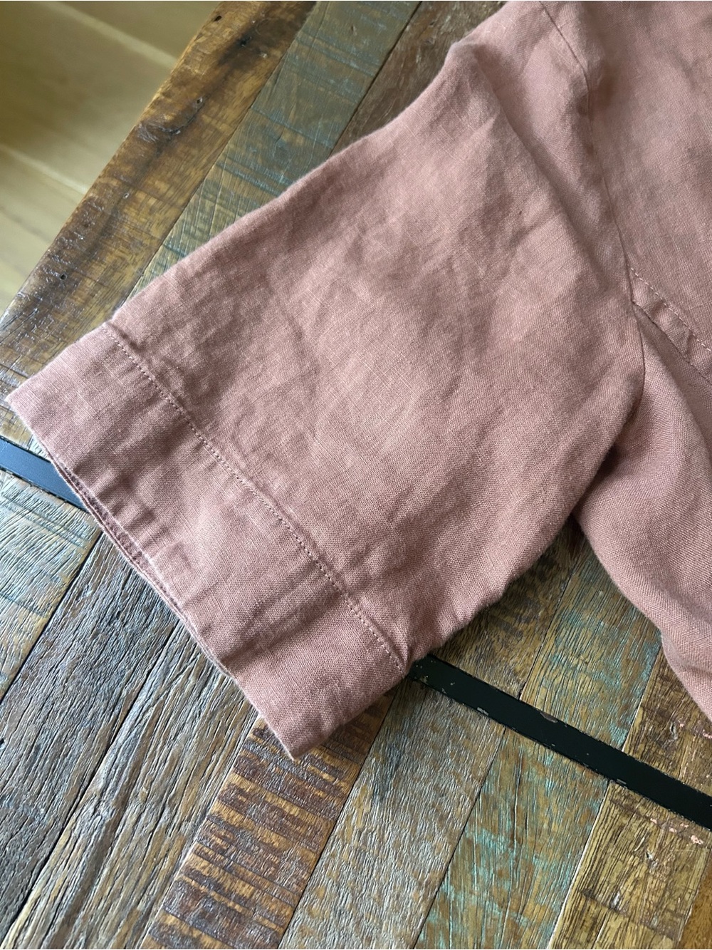 EVERLANE-The wrap jumpsuit in linen. Carob Brown. - Picture 9 of 16